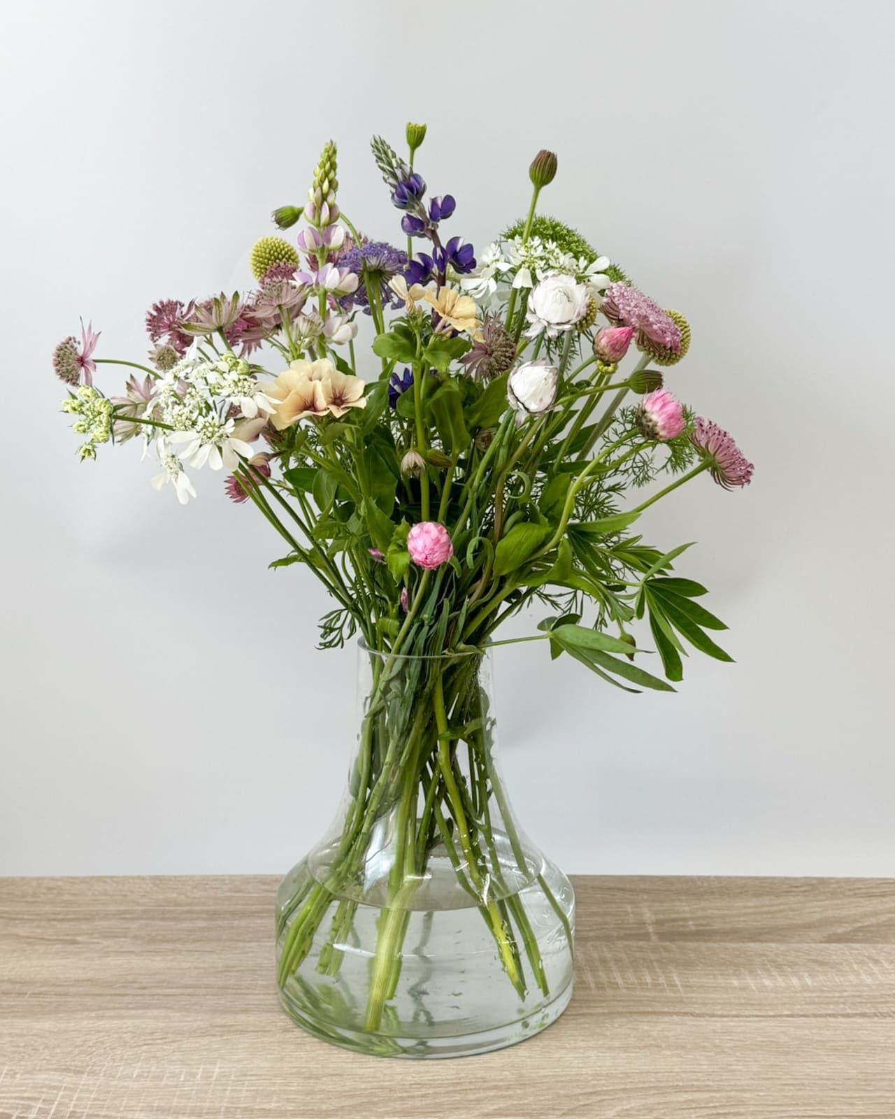 秋山花園の産地摘みたてブーケ