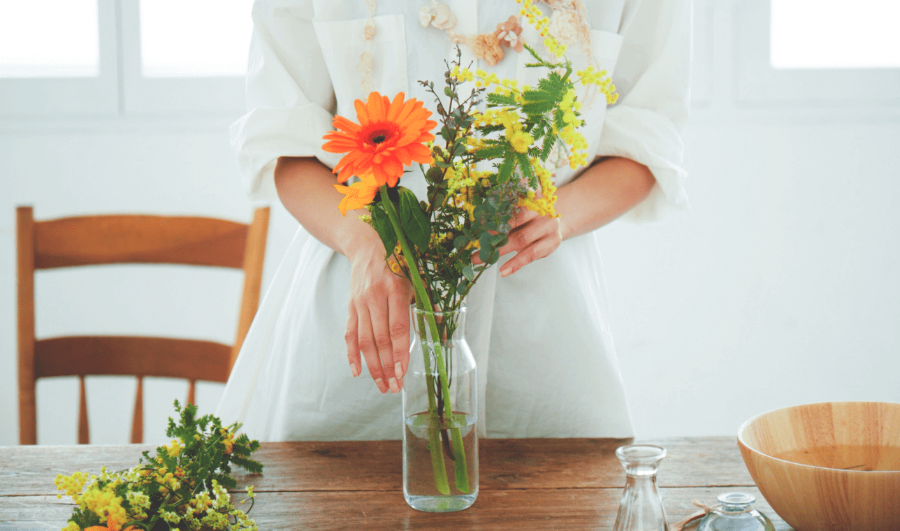 長持ちする、新鮮なお花