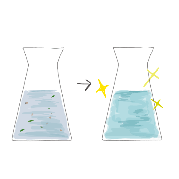 お花のお手入れ方法~水換え~