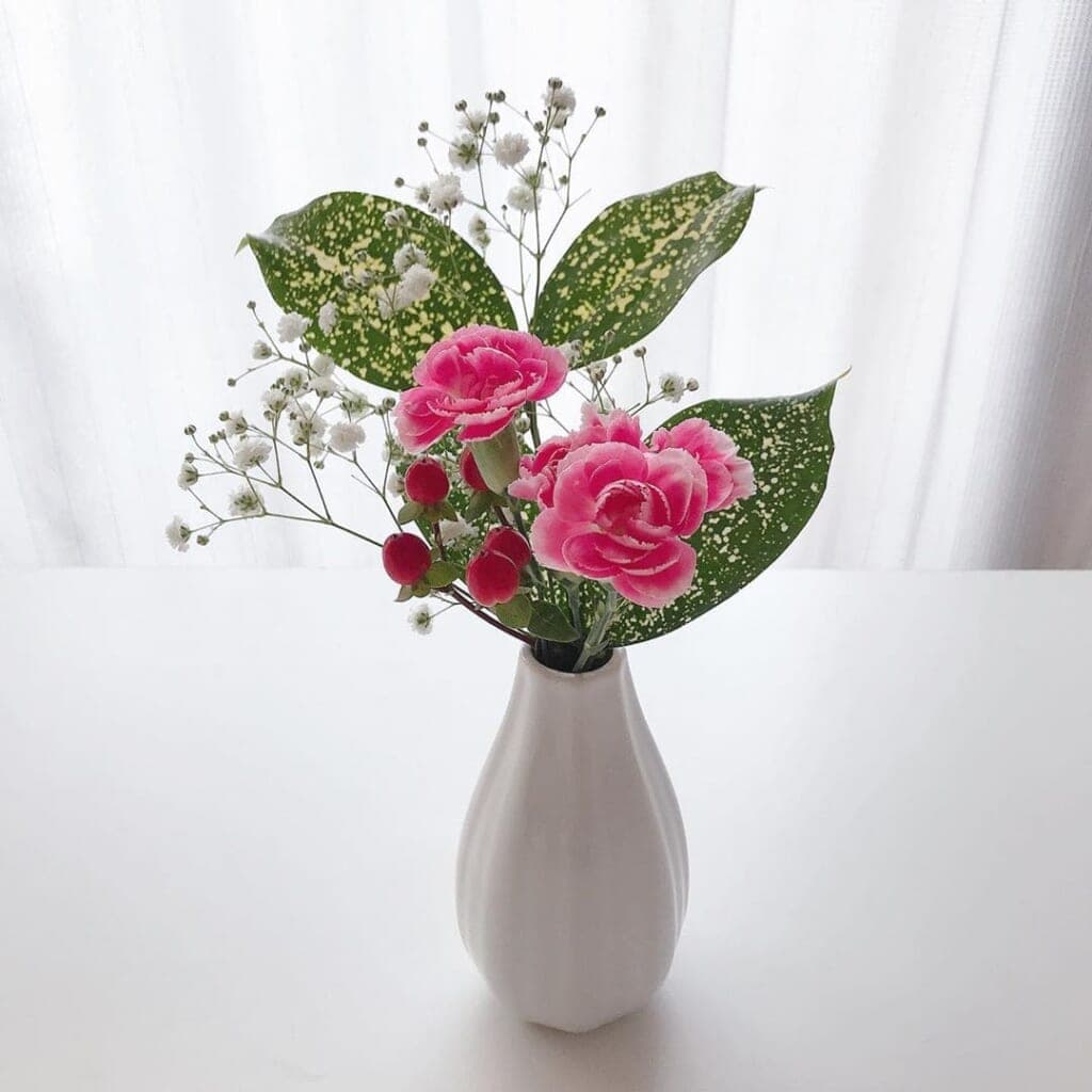 お花がもっと素敵に見える!花瓶とのバランスのひみつ