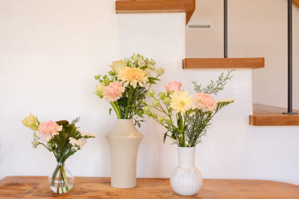 はじめての方でも「お花のある暮らし」がもっと楽しくなるアイテム