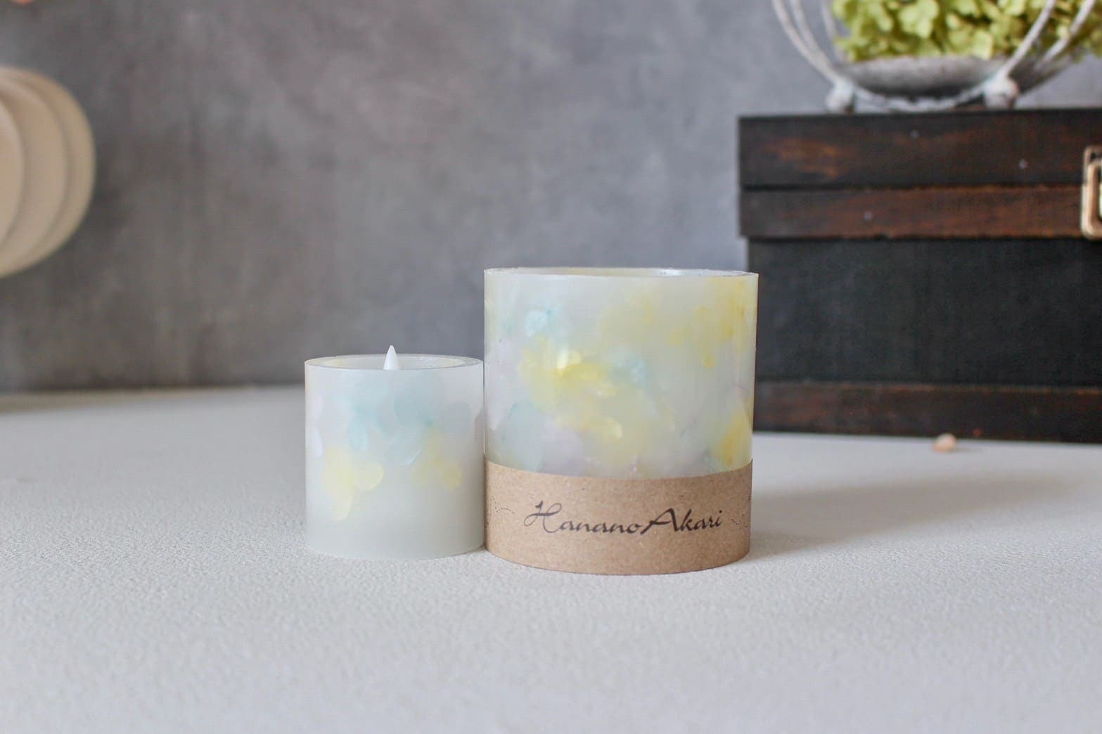 HANANOAKARI ボタニカルキャンドルランタンMSセット