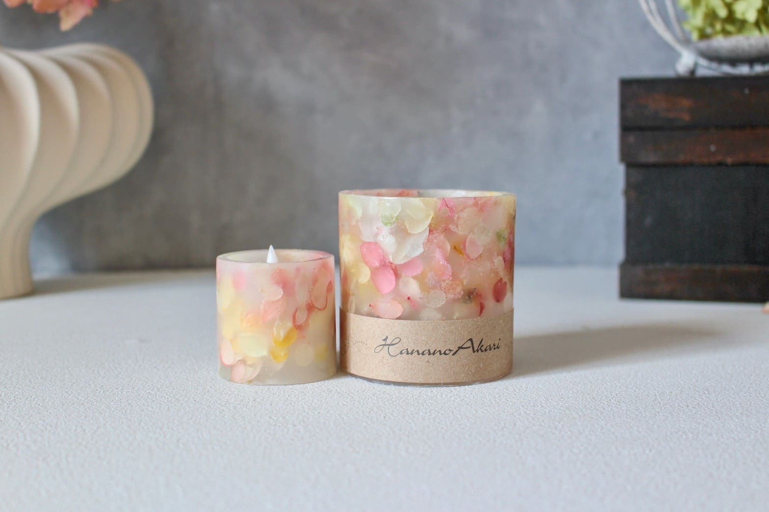 HANANOAKARI ボタニカルキャンドルランタンMSセット