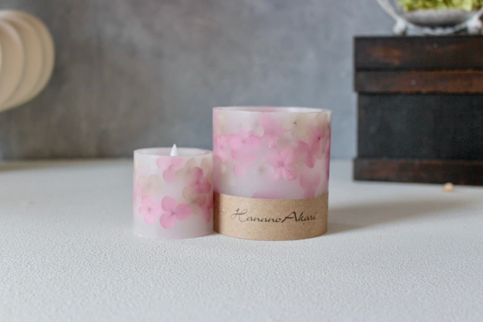 HANANOAKARI ボタニカルキャンドルランタンMSセット